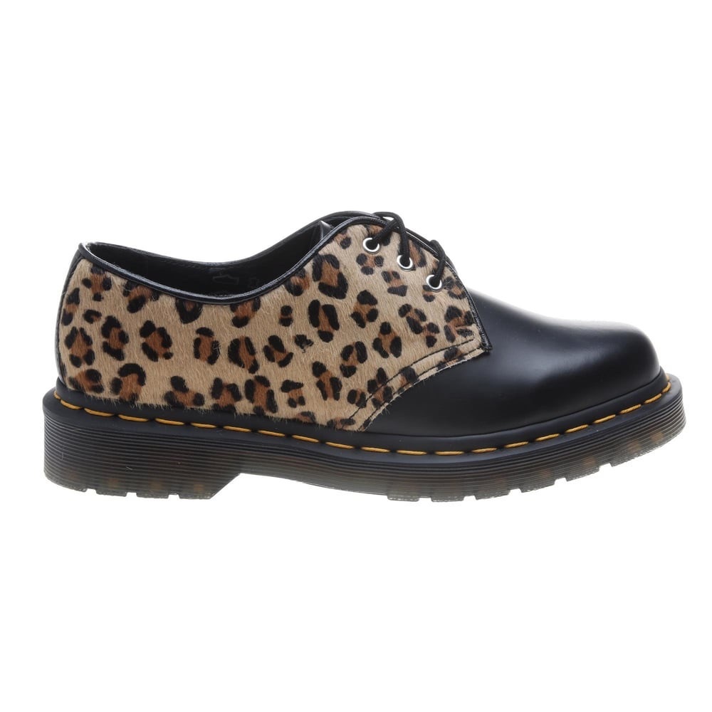 Dr. Martens 1461 in leopard and black.